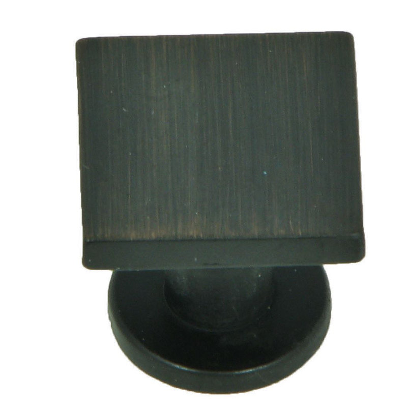 Oil Rubbed Bronze Square Cabinet Knob Multipack