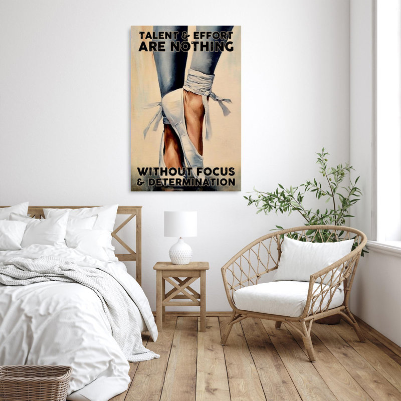 «Guimaray Ballet Talent And Effort Are Rien», impression sur toile, H 36 po x l 24 po x P 1,25 po
