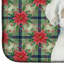 Tapis de séchage Bichon Frise Christmas PoinsettIas