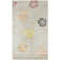 Coreatha Martha Stewart Viscos/Wool Floral Rug in Pearl Gray