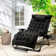Shirlye Outdoor Metal Chaise Lounge Oversize