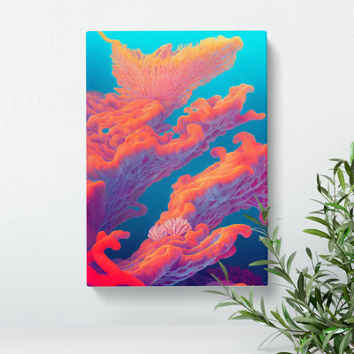 The Beauty Of Coral Reef - Wrapped Canvas