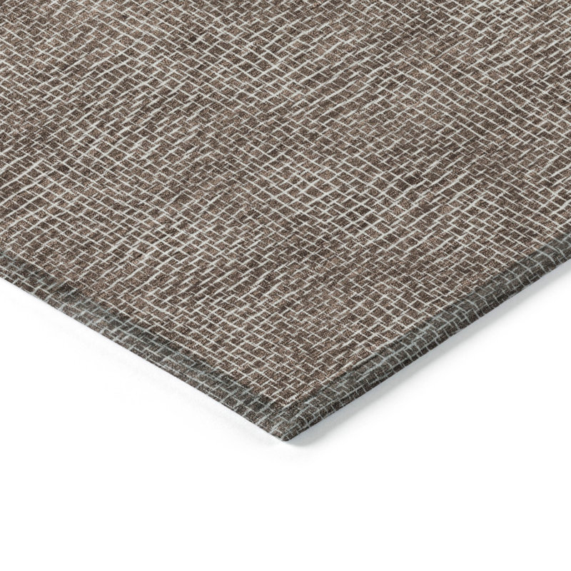Tapis intérieur / extérieur lavable à la machine Chayden ACN1057, Rectangle 5 pi x 7 pi 6 po