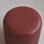 30cm Small Round Faux Leather Upholstered Ottoman-1061551658