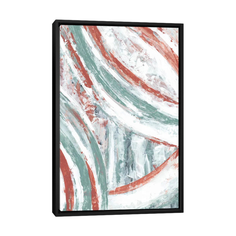« story arc ii », impression sur toile, H 26 po x l 18 po x P 1,5 po, Toile avec cadre noir