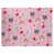 Rose / rouge / gris foncé