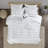 Contemporary Bedding Sets, Metallic Print Polyester Comforter For Home Décor