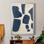 «Blue P pièces I», reproduction sur toile encadrée-762526509-762526510