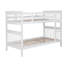 Lit simple / simple avec lit blanc, matériau en pin, garde-corps encastré, esthétique transitionnelle pour une utilisation dans la chambre à coucher en pin, avec chambre à coucher moderne, rangement en dessous