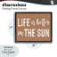 Cadre flottant Life Better In Sun Brown-119913280-119913281