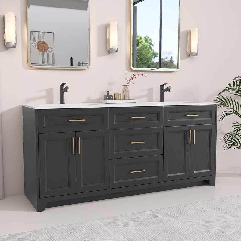 Meuble-lavabo double 72 po Ridgewood