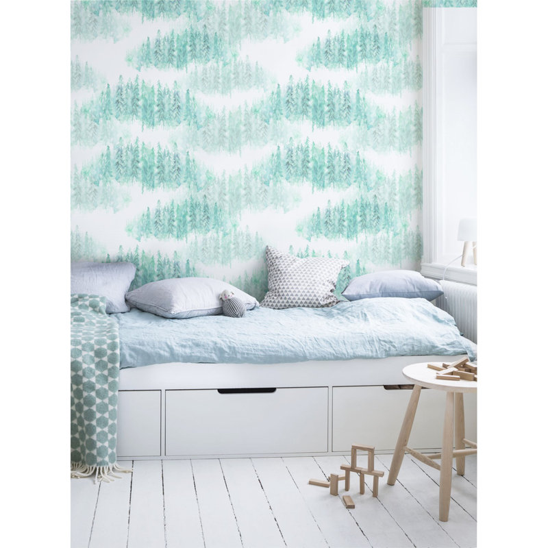 Burckhard 2.5m x 2.5m Matte Peel and Stick Mural, 250 x 250cm