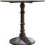 Table industrielle en bronze industriel pour les petits espaces