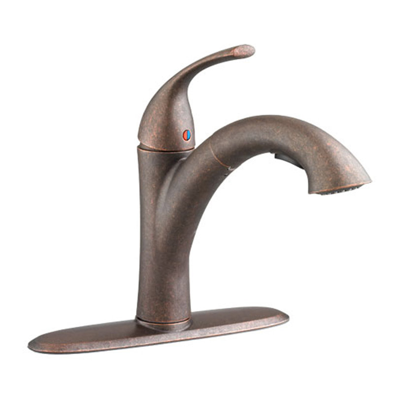Robinet de cuisine à poignée simple Quince, Bronze huilé