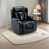 Black Faux Leather