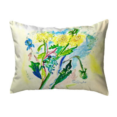 Coussin Frog & Flowers