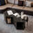 Set Of 2 Hexagonal Coffee Tables With A Storage Shelf-2054569847