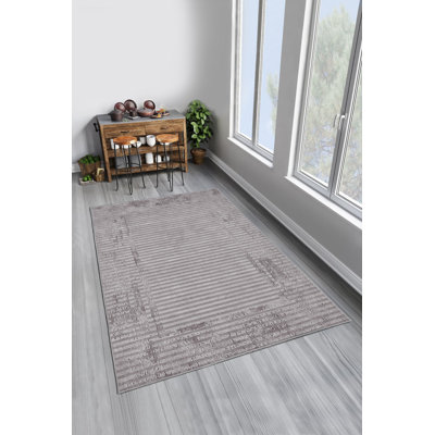 Eco-Friendly Area Rug, 100% Polyester, 4.7 x 5.9 ft | 650 g/m², Antibacterial, Non-Slip PVC Dot Underside | Machine Washable, Digital Printed Design | Perfect for Living Room, Bedroom & Play Areas