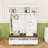 4-in-1 Hall Tree with Bench, Mudroom Organizer, 2 Large Drawers, Coat Racks and 6 Hooks for Entryway-812486081
