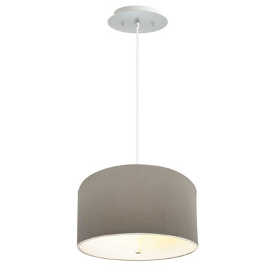 Luminaire suspendu tambour 2 lumières
