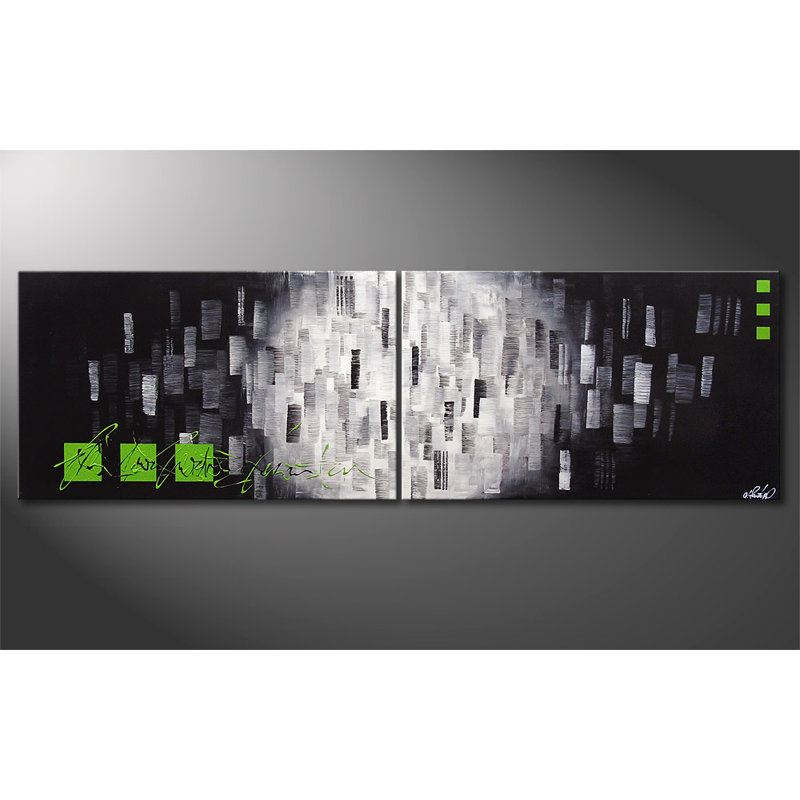 2 Piece Panoramic Painting on Canvas