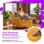 Canapé d'appoint moelleux en velours côtelé avec coussin amovible pour les petits espaces-698908883