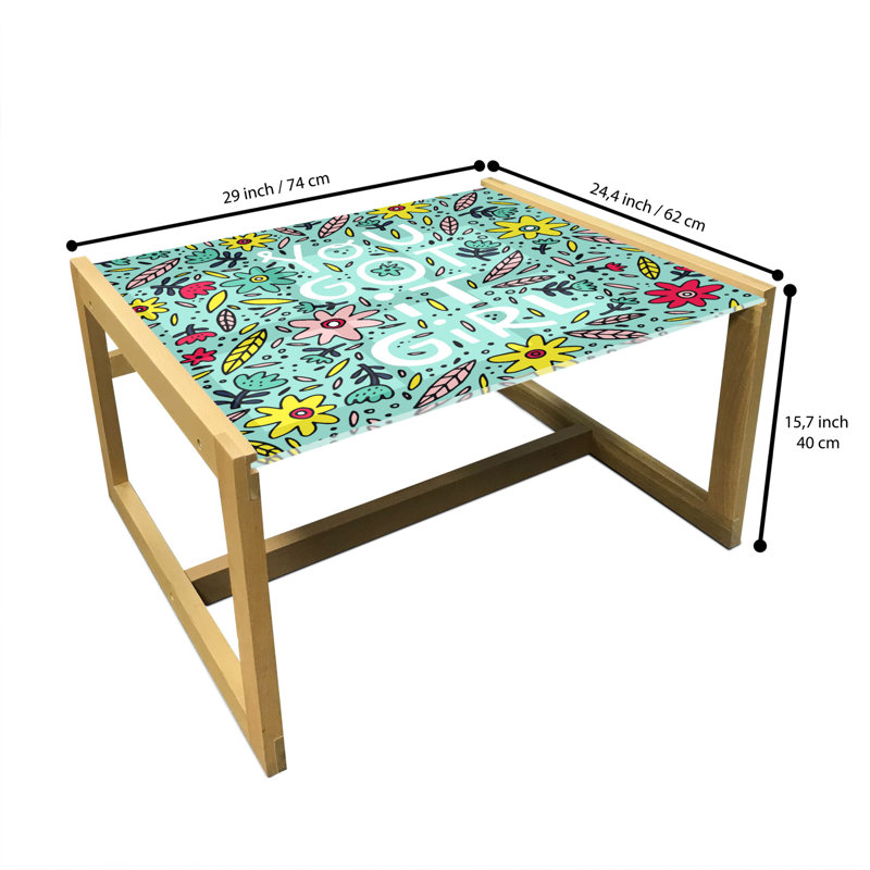Jadelynne Sled Coffee Table, 62cm H x 74cm W x 40cm D
