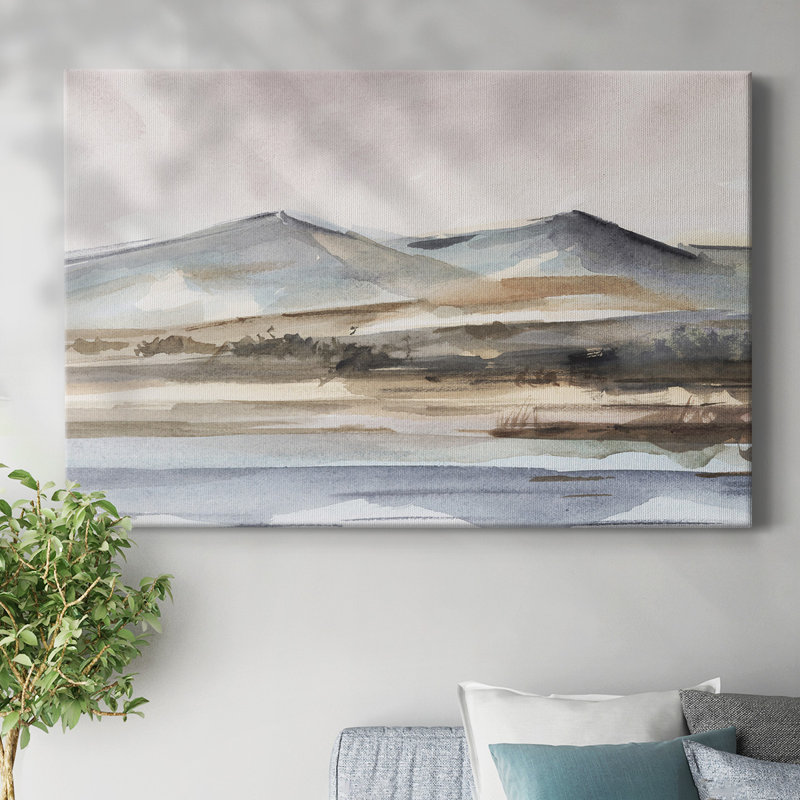 «Autumn Mountain Valley II», toile tendue avec châssis, H 18 po x l 27 po