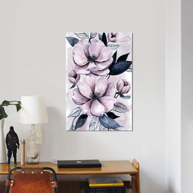 « lavande burst i », impression sur toile, H 26 po x l 18 po x P 1,5 po, Toile tendue, Pas de tapis