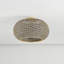 Penarth Flush Mount in Aged Brass