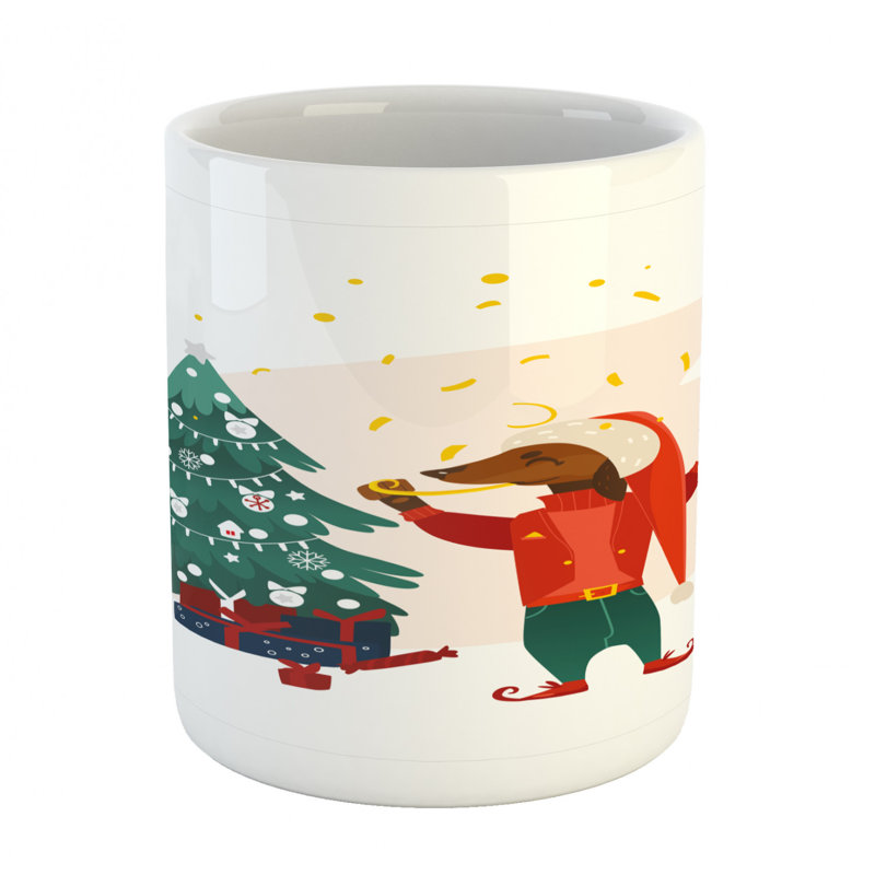 Grande tasse à café teckel