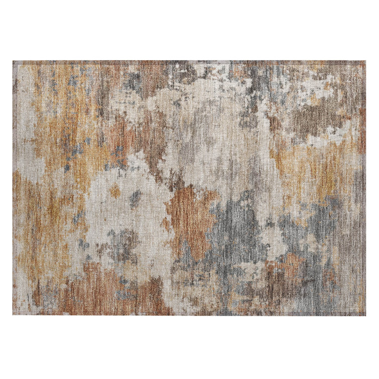 Machine Washable Indoor/Outdoor Jocelyn ACN2144 Abstract Rug