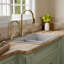 Karran Drop-in Quartz Composite 33'' X 22'' 1-Hole 50/50 Double Bowl Kitchen Sink-35699315