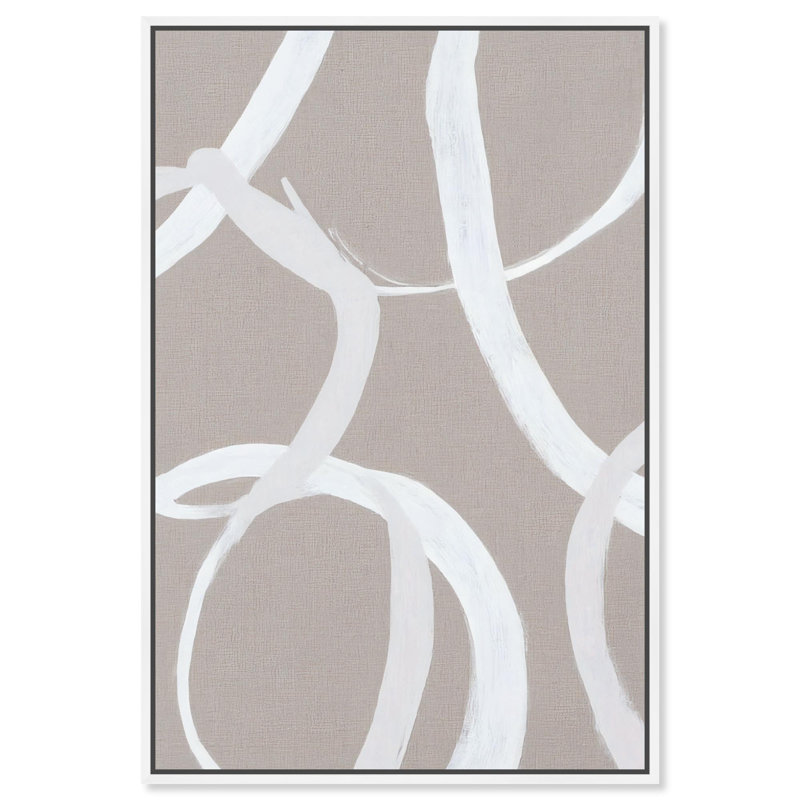 Reproduction d'art sur toile «Unbroken Loop» par Art Remedy, cadre blanc, 16 x 24, H 25 po x l 17 po, Cadre blanc