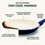 GreenPan Rio Healthy Ceramic Nonstick 3pc Fry Pan Set, Oxford Blue