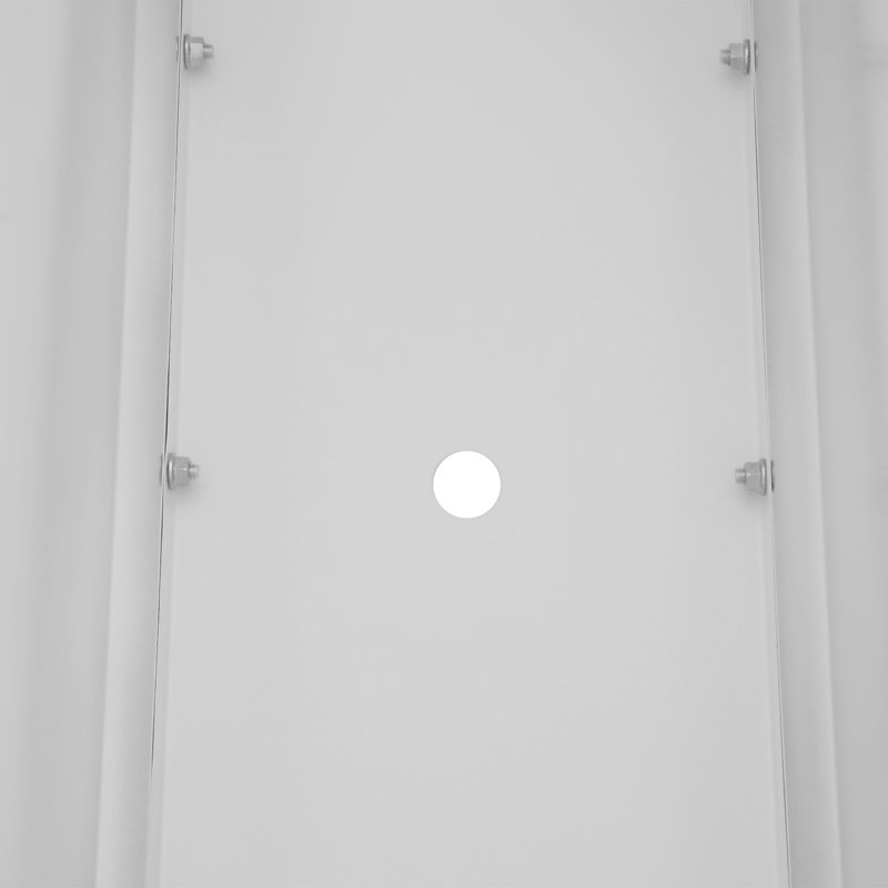 Boîte à fleurs en métal, Blanc, H 20 po x l 38 po x P 16 po