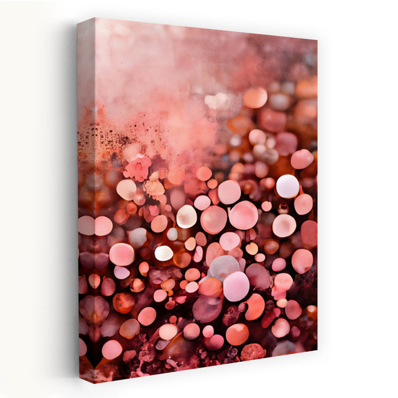 «Bubble Dreamscape Abstract Modern Landscape Nature», reproduction d'art murale, H 60 po x l 40 po