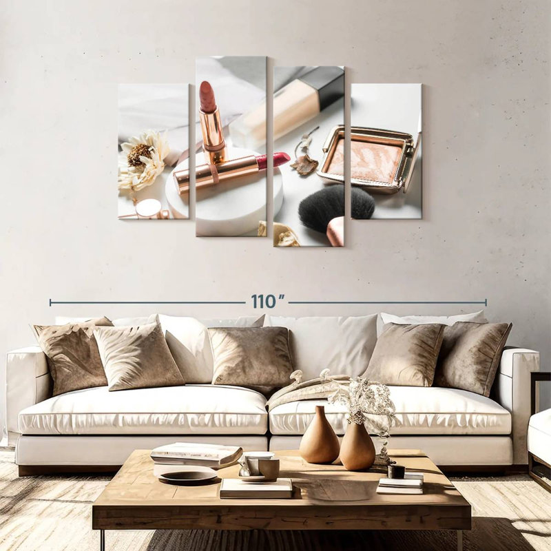 Shuttleworth Sophisticated Makeup, 48" H x 75" W