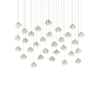 Luminaire suspendu en cristal 30 lumières
