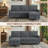  Bergvin 74.8" Upholstered Sleeper Sofa -1020432139