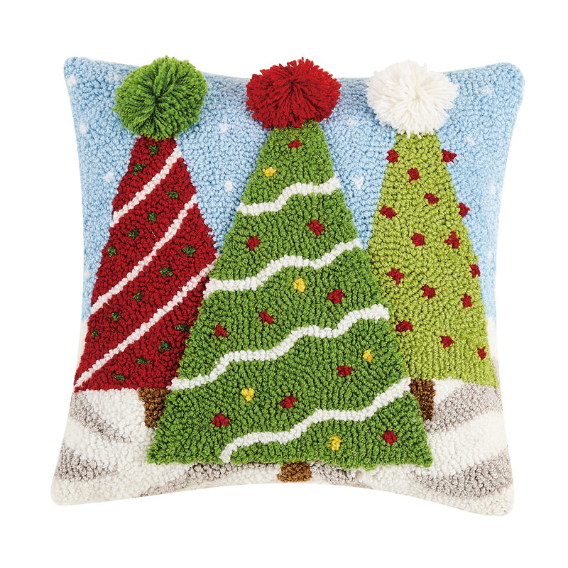  Square Wool Pillow Cover and Insert
