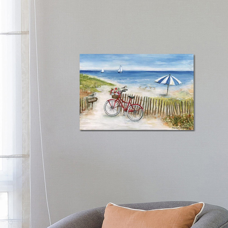 Beach Ride II by Marilyn Dunlap - Wrapped Canvas Gallery-Wrapped Canvas Giclée, 66.04 cm H x 45.72 cm W x 1.91 cm D