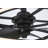Hunter 20 inch Cirro Fandelier Ceiling Fan with LED Light Kit and Handheld Remote