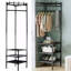 Metal Freestanding 1 - Hook Coat Rack