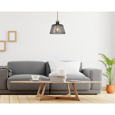 Villegas 1 - Light Black Geometric Pendant