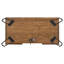 Bureau d'écriture Rustic Amber avec 4 rangements cachés
