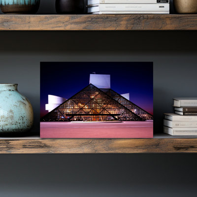 Rocknroll Hall Of Fame, Cleveland, Ohio, Usa Abstract Contemporary Architecture City Wall Art