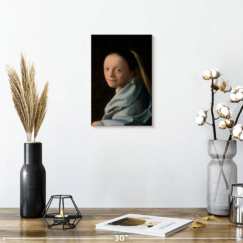 Étude d'une jeune femme 1665-1667, H 30 po x l 20 po