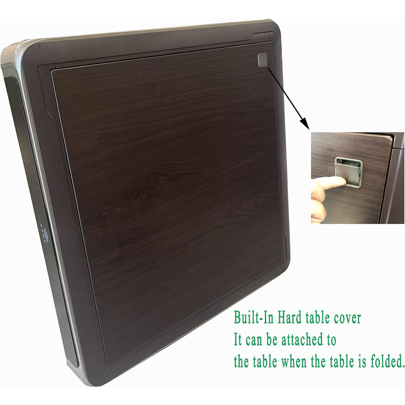 Automatic Mahjong Table  Foldable Style with 40mm Tiles Hard Cover Included