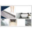 Drain de douche en acier inoxydable 304 poli à miroir, drain de grille de salle de bain amovible et attrape-cheveux avec conception imperméable pour plancher de carrelage, conforme Cupc